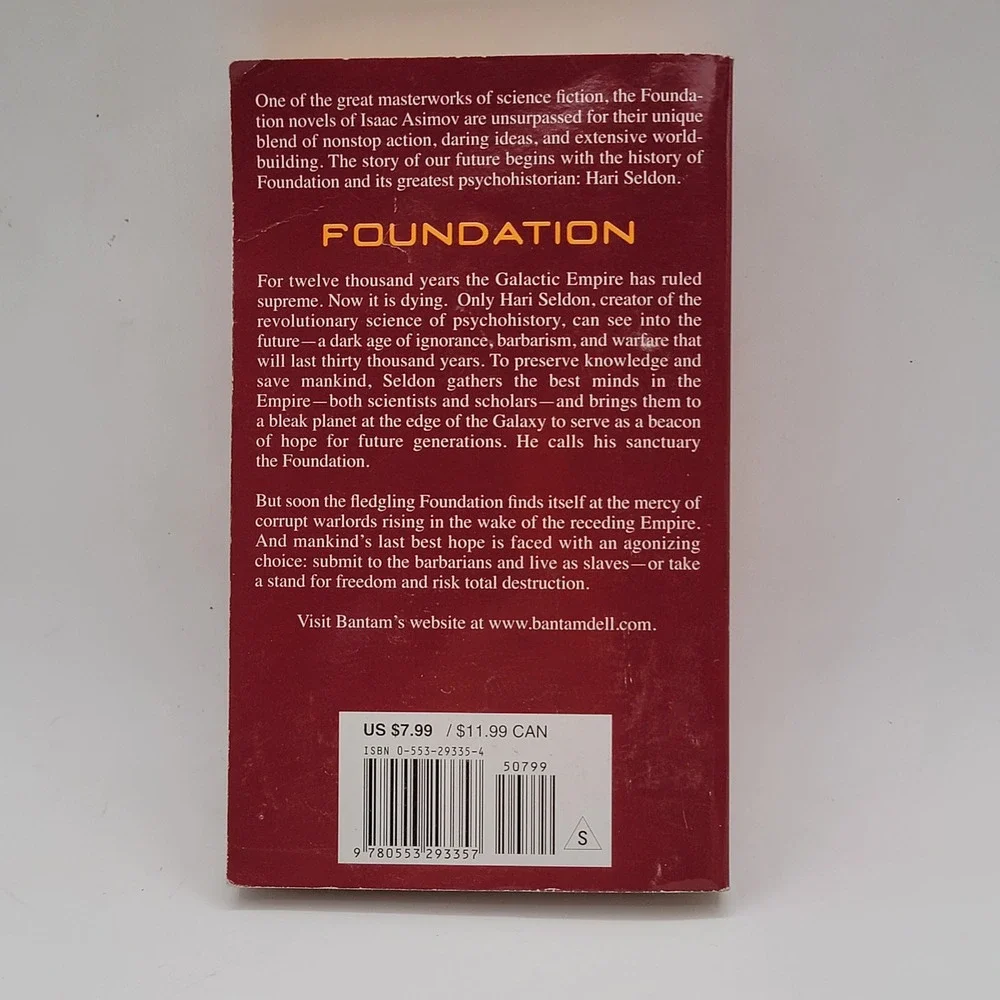 Isaac Asimov Foundation Paperback 2004 Bantam Spectra Good Condition‎
